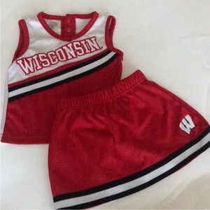 Wisconsin Badger Cheerleading Outfit